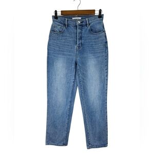 PacSun Los Angeles Denim Jean Womens High Rise Straight Button Fly Jean Size 26